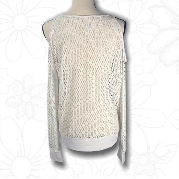 Fabletics Cindy White Mesh Long Sleeve - Med - Picture 4 of 12